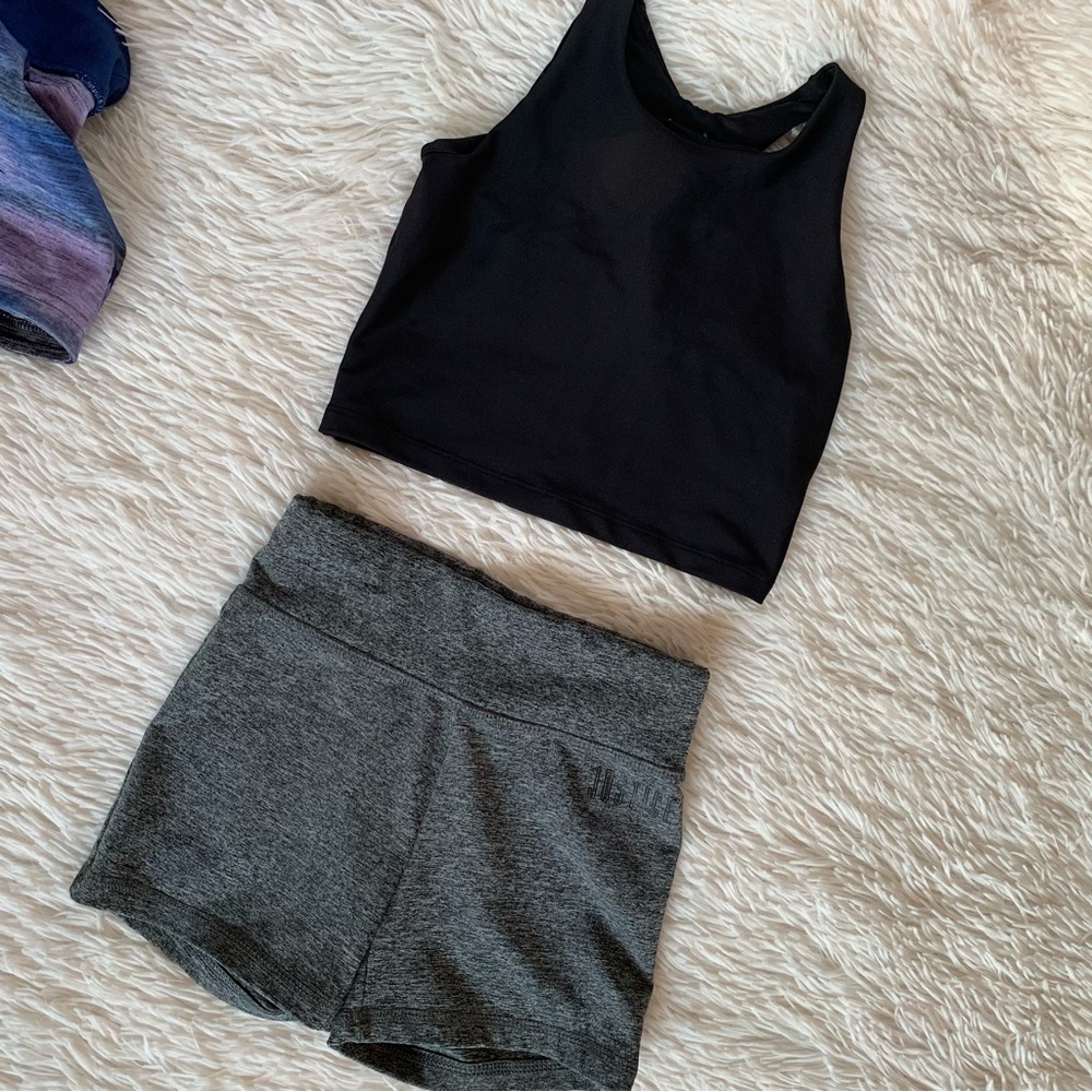 5 Piece Gymnastics/Dance Shorts/Tank Top Lot•Size 7/8 - Picture 3 of 5
